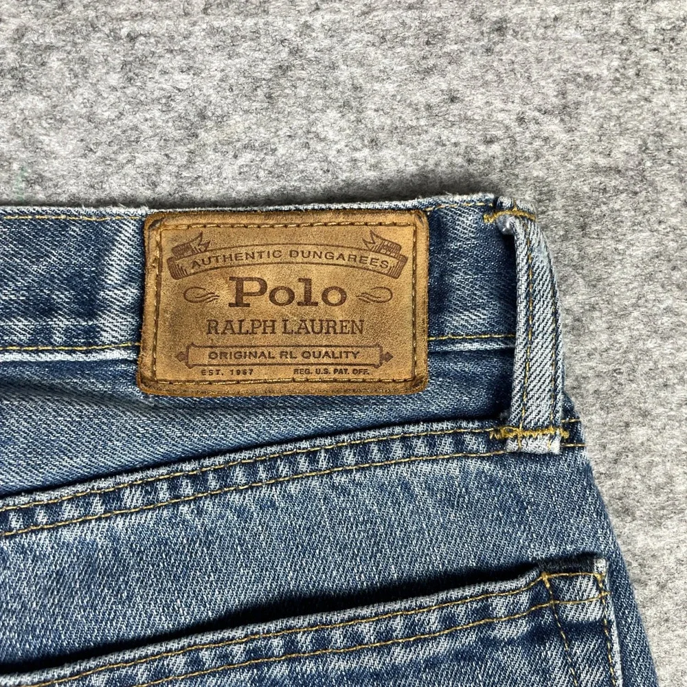 Polo Ralph Lauren Jeans Mens 33x32 Blue Authentic Dungarees Denim
